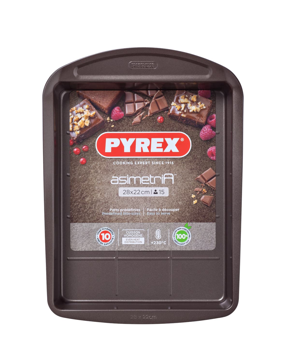 Форма PYREX Asimetria д.бискивта/15 порц/28х22см (AS28WN0/7646)