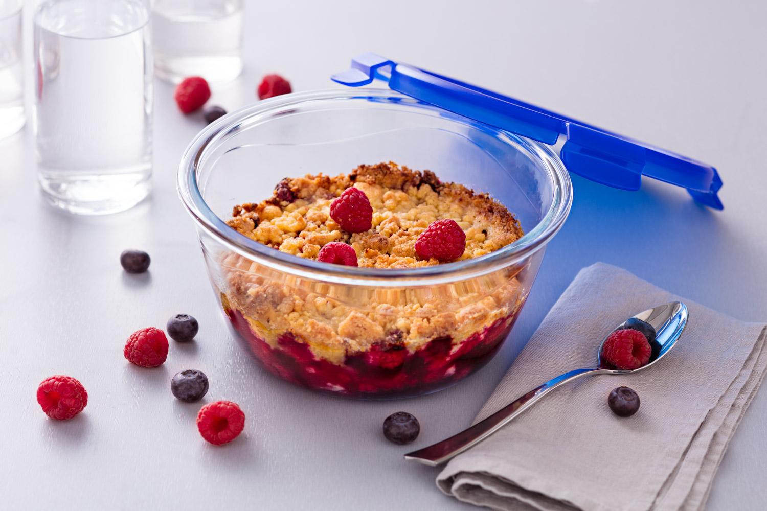 Форма с/к PYREX CK&GO форма д/запік.(гермет.кр.) кругл 20х9см (1.6л) (288PG00)