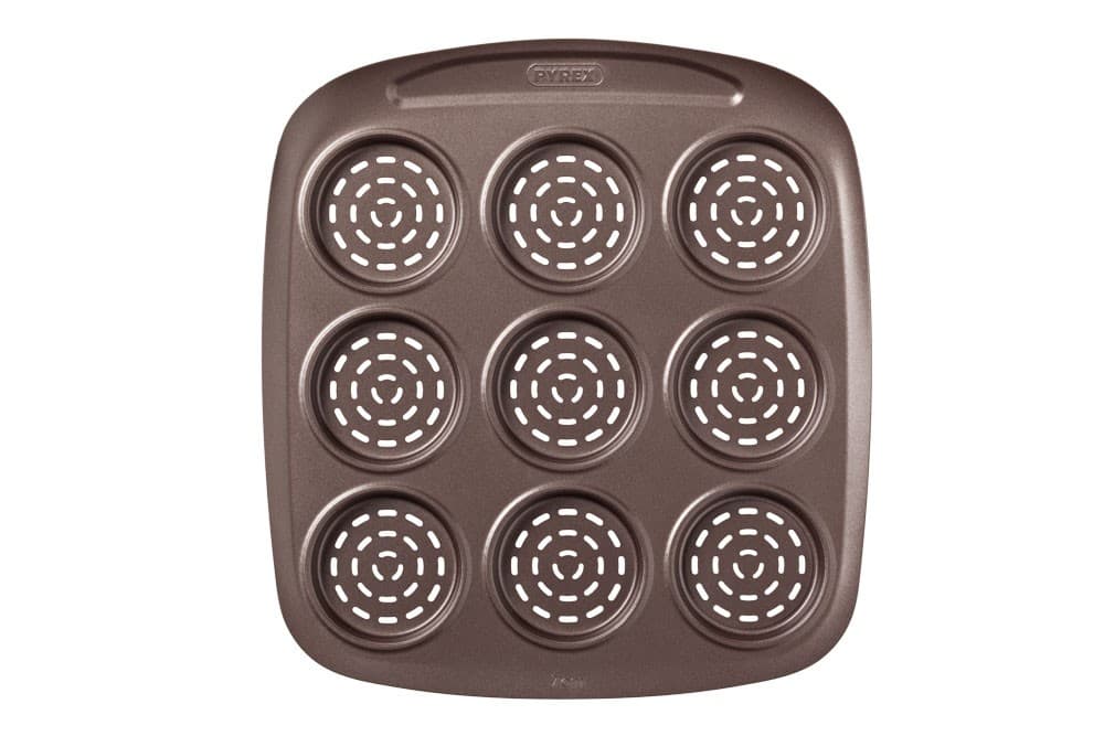 Форма PYREX Asimetria мет.форма прямокут.міні-pizza 9шт (AS09BZ0/7646)