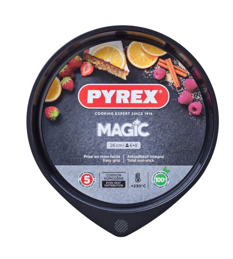 Форма PYREX MAGIC мет.форма кругл д/пирога 26см (MG26BA6/7146)