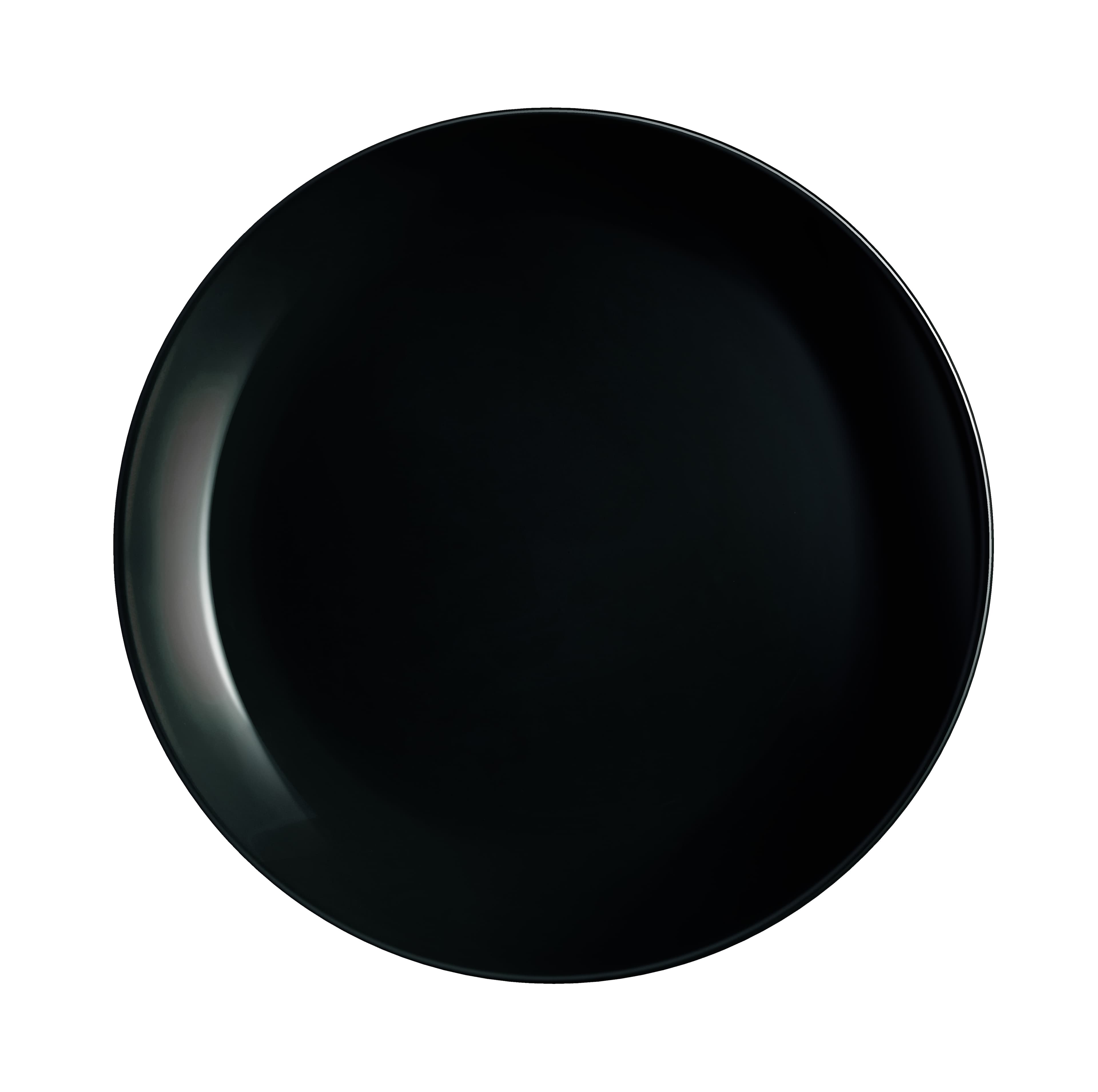 Тарілка LUMINARC DIWALI BLACK /19 см/десерт. (P0789)
