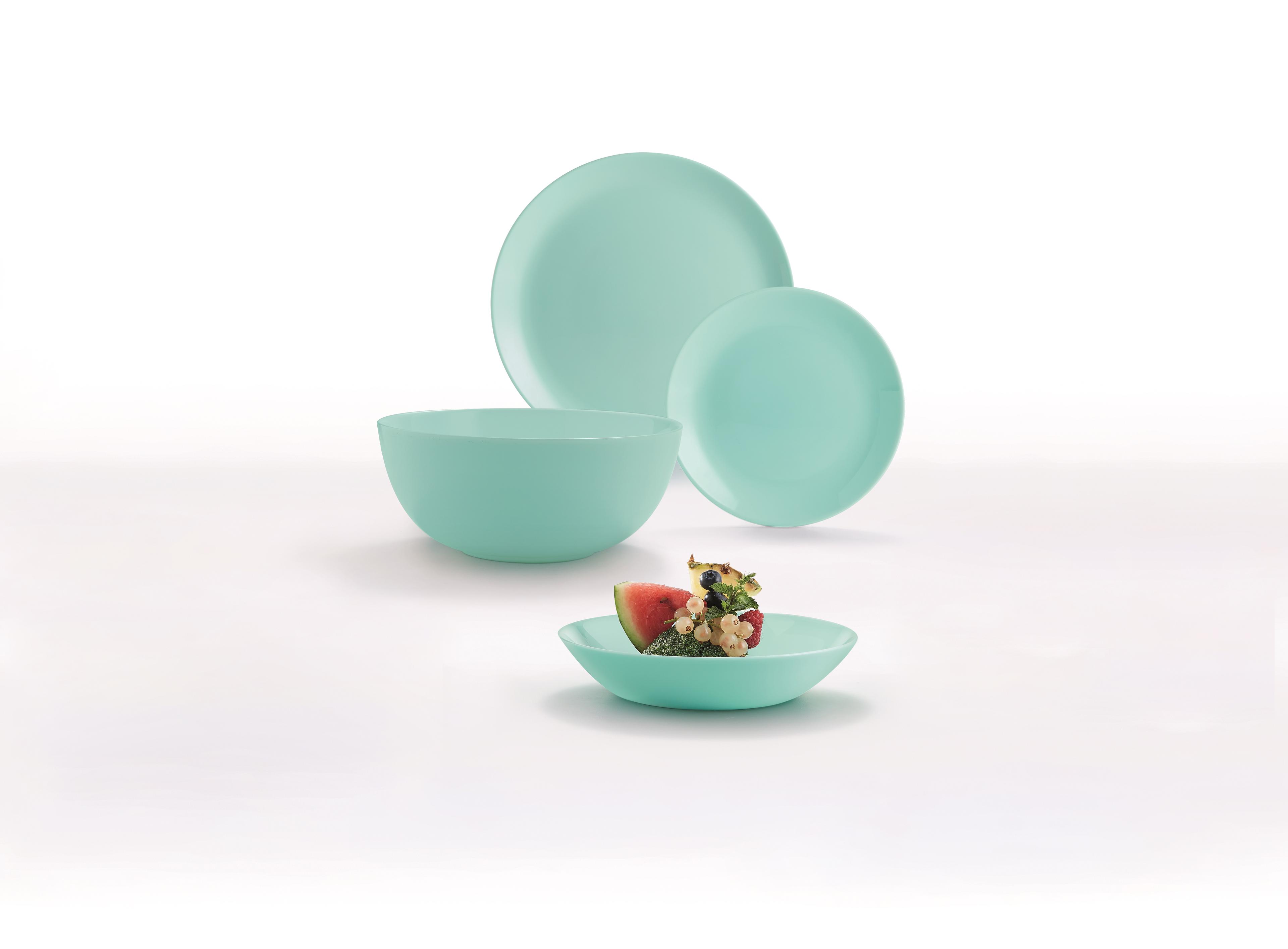 Тарілка LUMINARC DIWALI LIGHT TURQUOISE /25 см/обід. (P2611)
