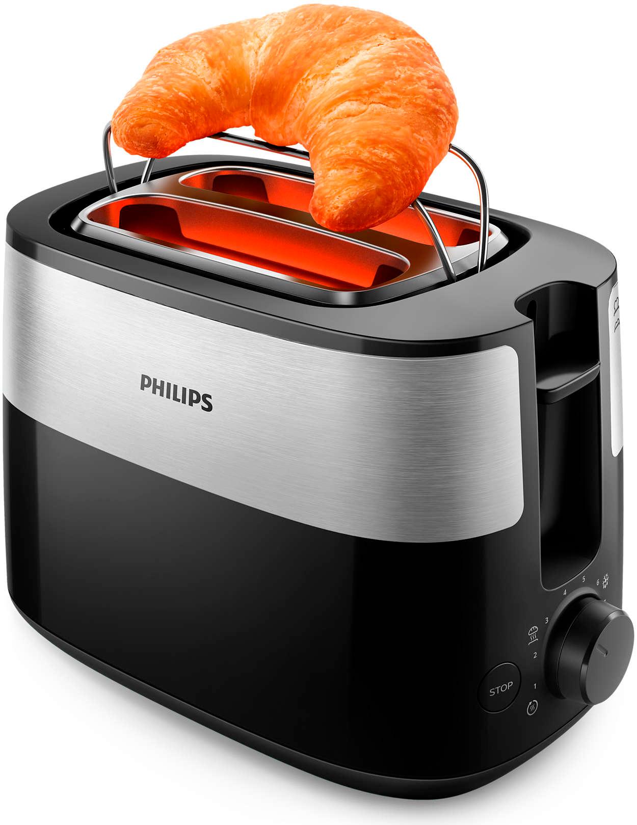 Тостер PHILIPS HD2516/90 Чорний+метал