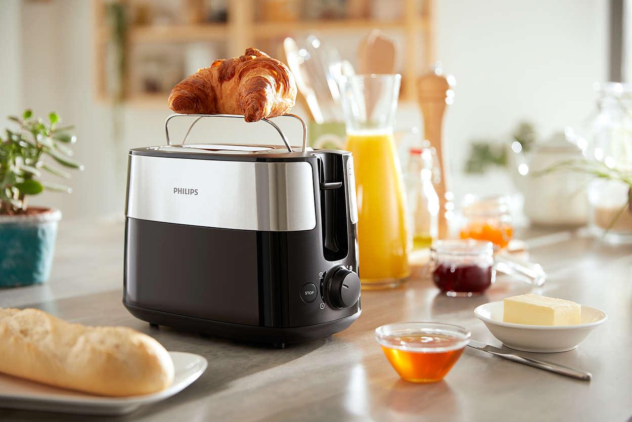 Тостер PHILIPS HD2516/90 Чорний+метал