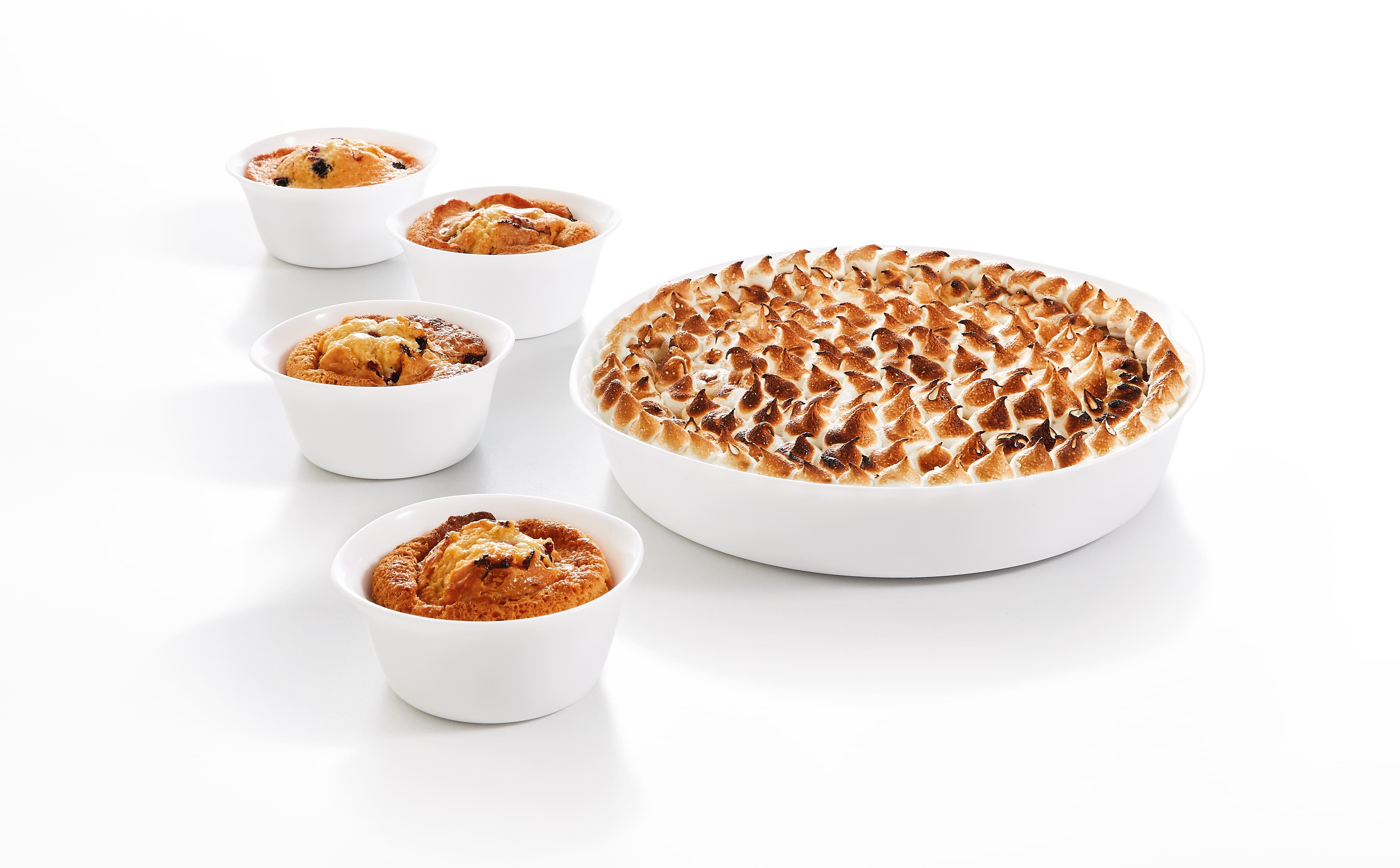 Форма с/к LUMINARC SMART CUISINE /НАБІР/д.запік/кругла/28см+11см*4 (P0888)