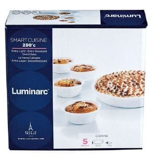 Форма с/к LUMINARC SMART CUISINE /НАБІР/д.запік/кругла/28см+11см*4 (P0888)
