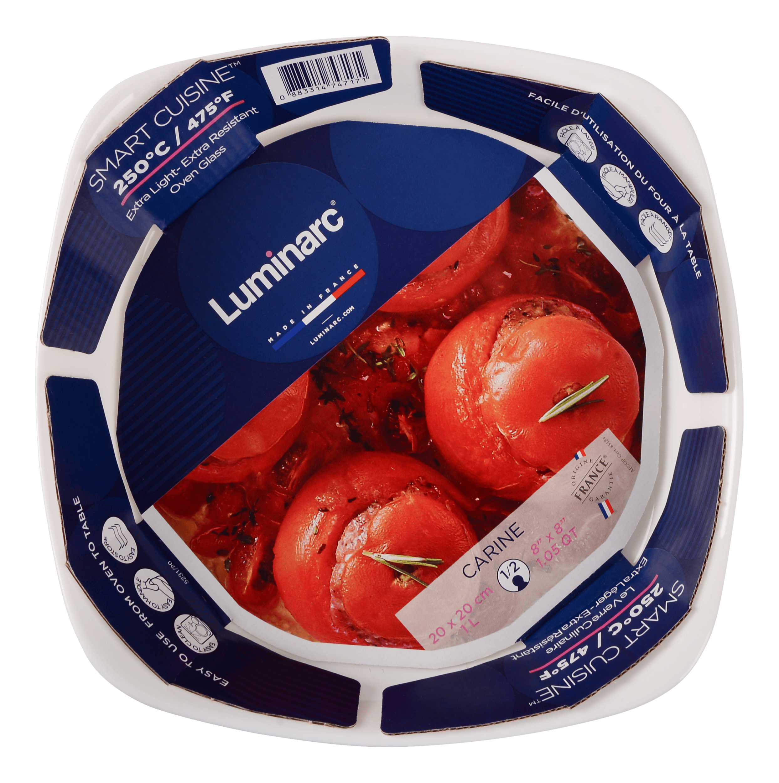 Форма с/к LUMINARC SMART CUISINE CARINE д.запік/квадр/20*20 см (P4025)