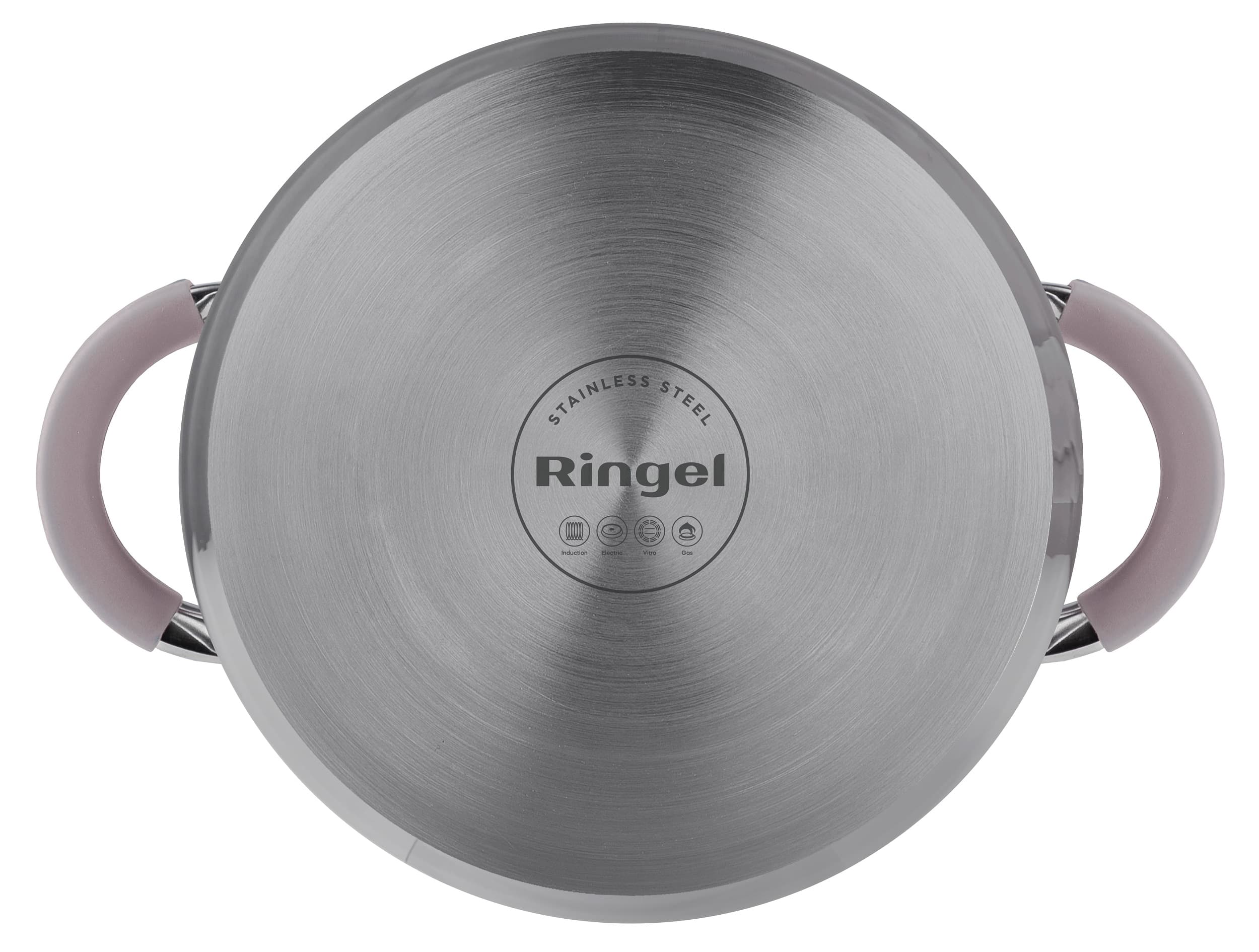 Каструля RINGEL Meyer 22 см (4.2 л) з кришкою (RG-2008-22)