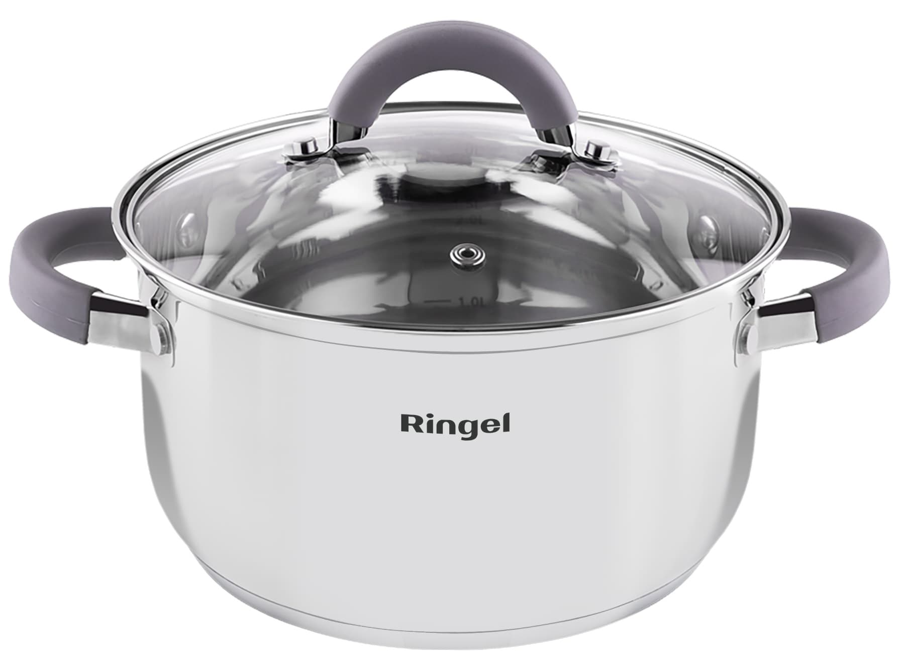 Каструля RINGEL Meyer 16 см (1.6 л) з кришкою (RG-2008-16)