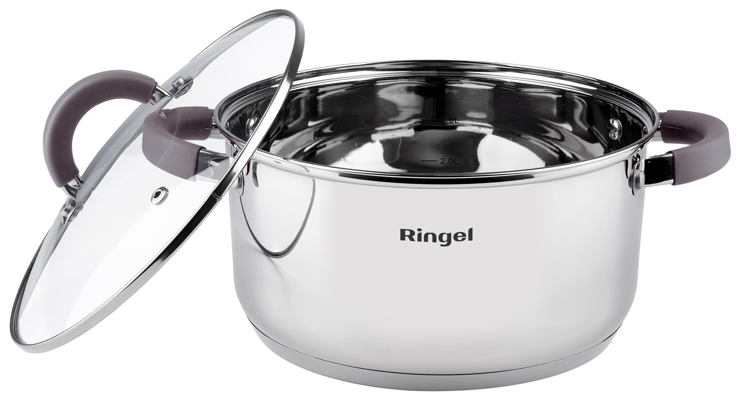 Каструля RINGEL Meyer 16 см (1.6 л) з кришкою (RG-2008-16)