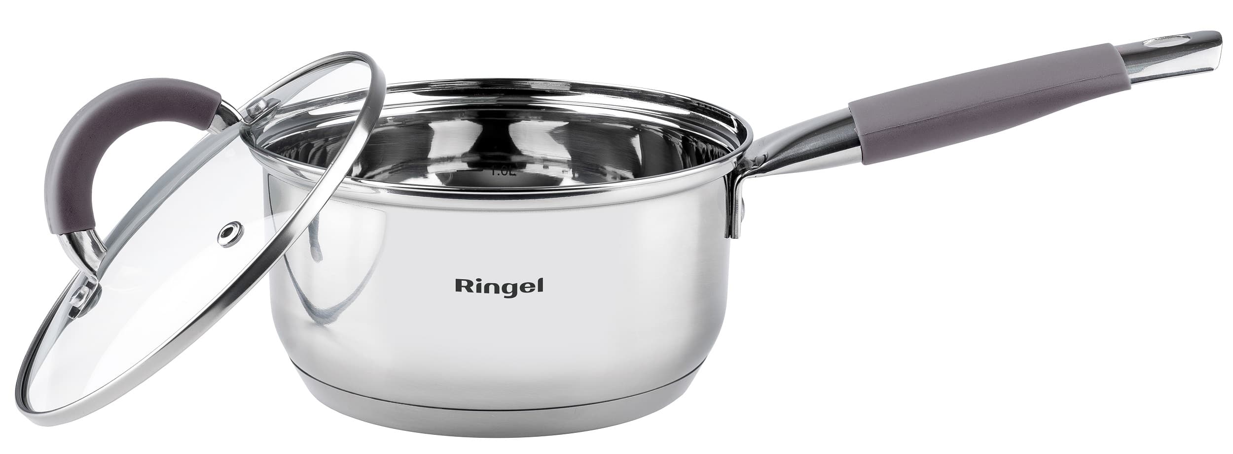 Ківш RINGEL Meyer 16 см (1.6 л) з кришкою (RG-4008-16)