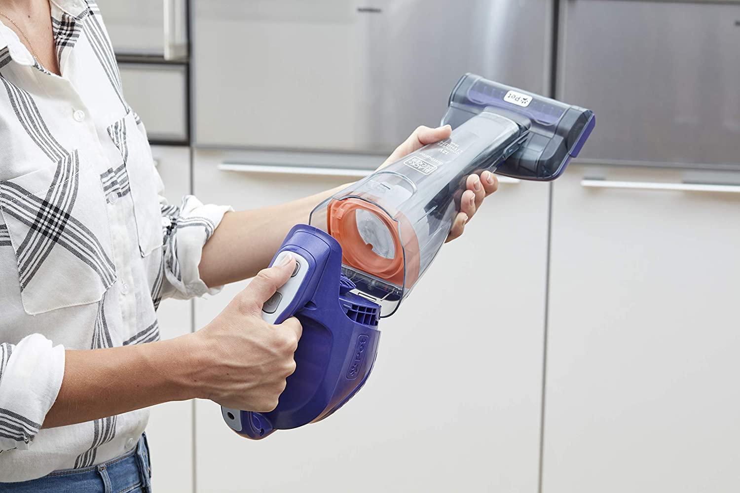 Портативний BLACK&DECKER акум. пилосос DVB315JP
