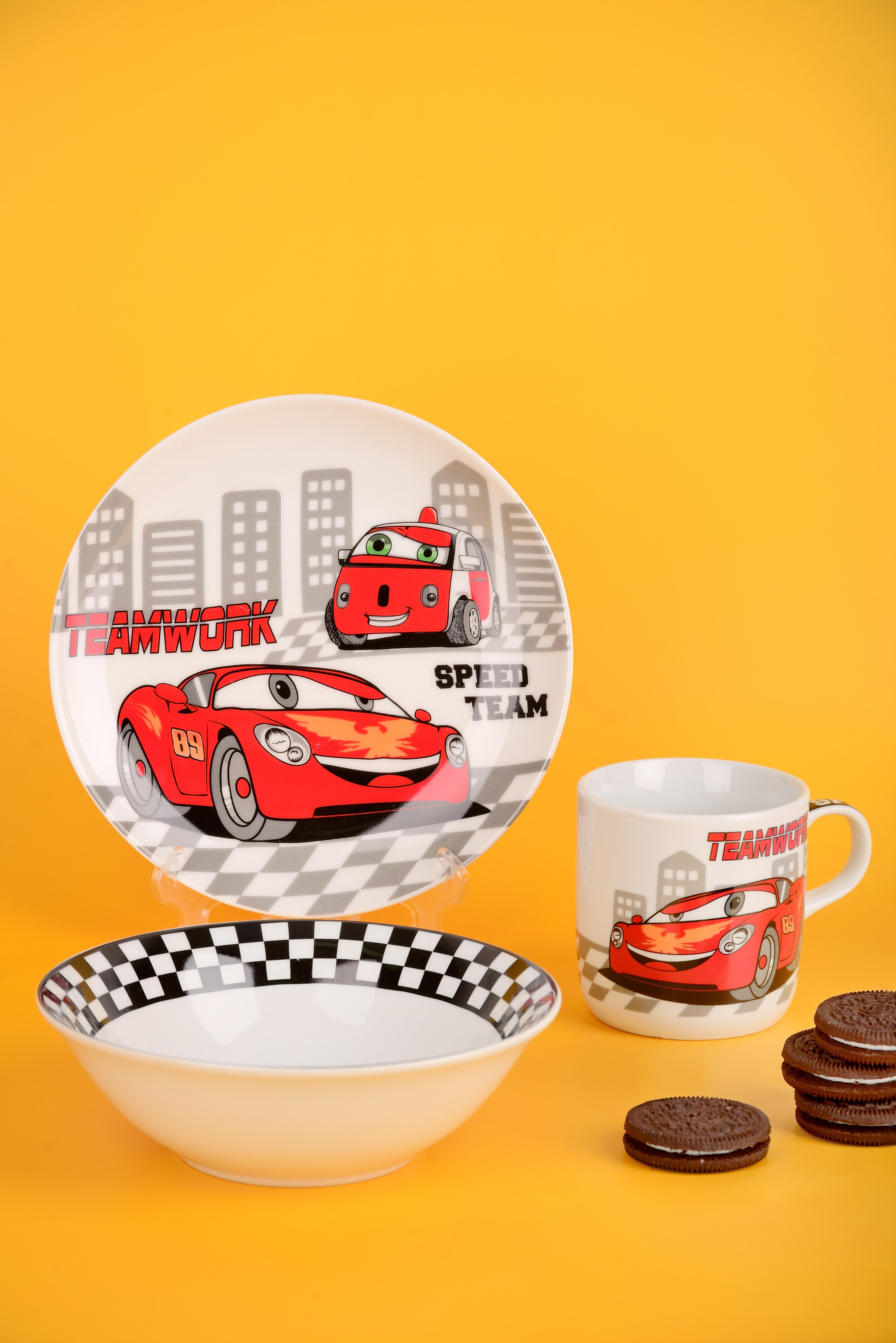 Тарілка Limited Edition CARS /18 см /обід (YF6032-1)