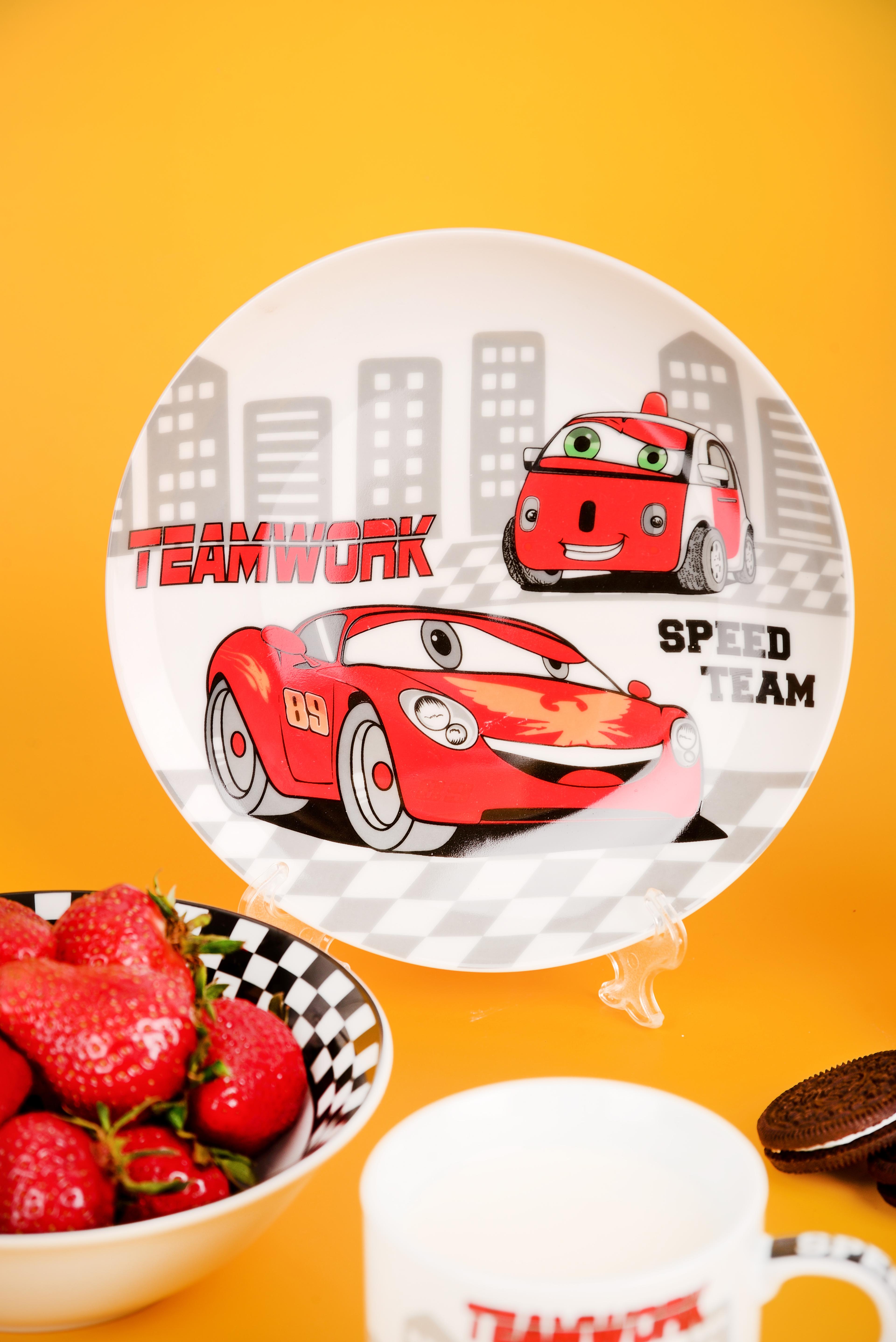 Тарілка Limited Edition CARS /18 см /обід (YF6032-1)