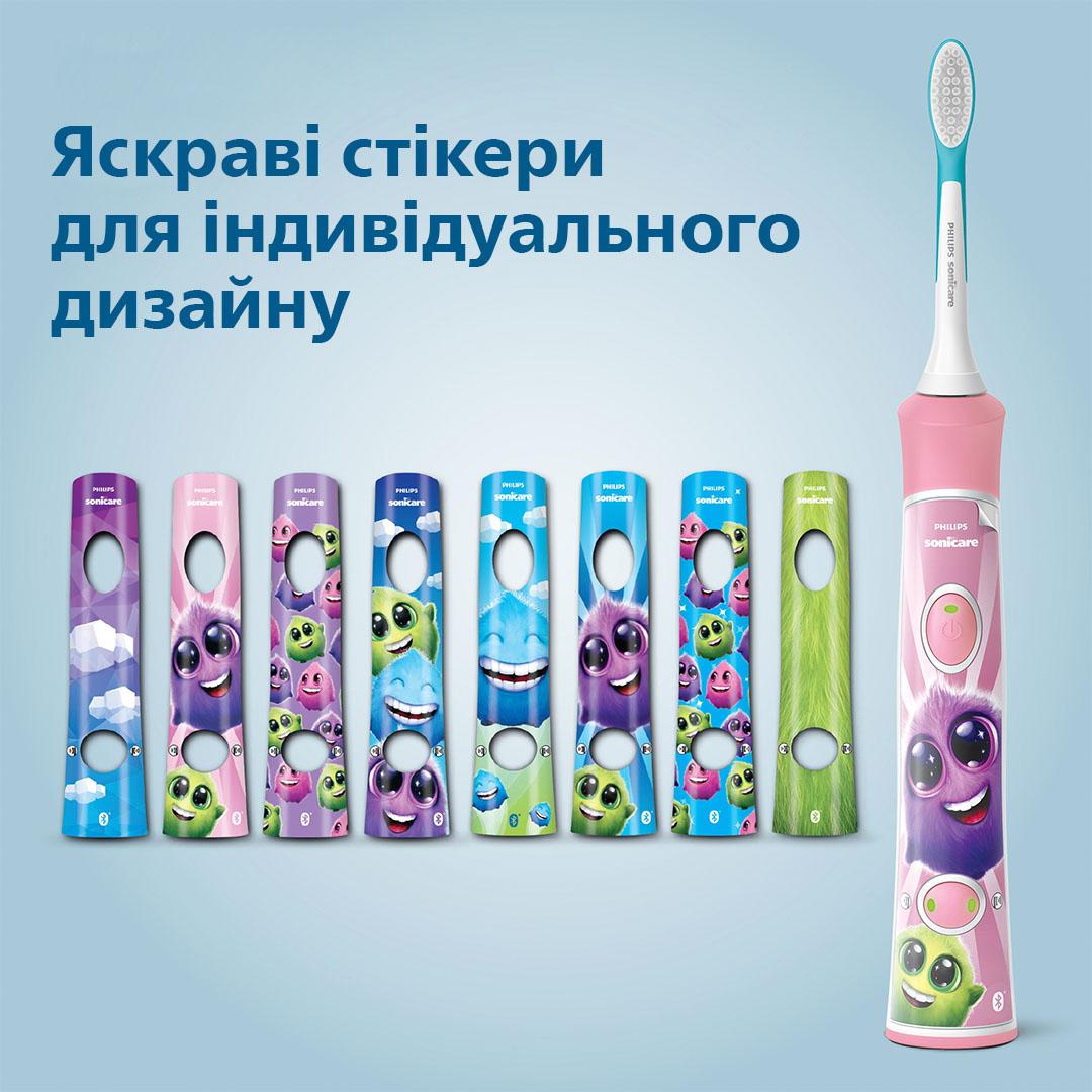 Зубна електрощітка PHILIPS HX6352/42 Kids Smart Pink