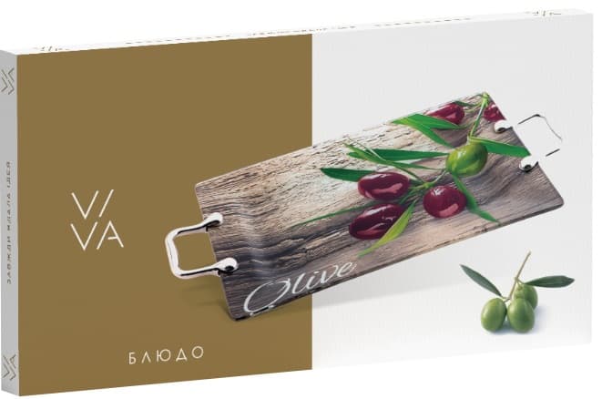 Блюдо VIVA OLIVES з ручками /35х22.5 см в уп. (S3235-Q007)