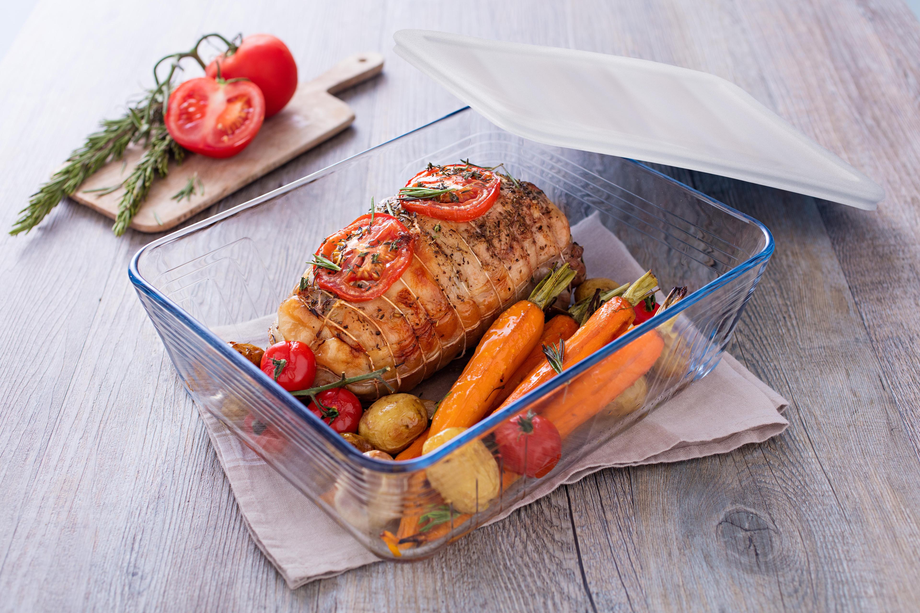 Форма с/к PYREX Cook&Freez н-р 2шт форм з кр прям 242P+243P (912S951/7646)