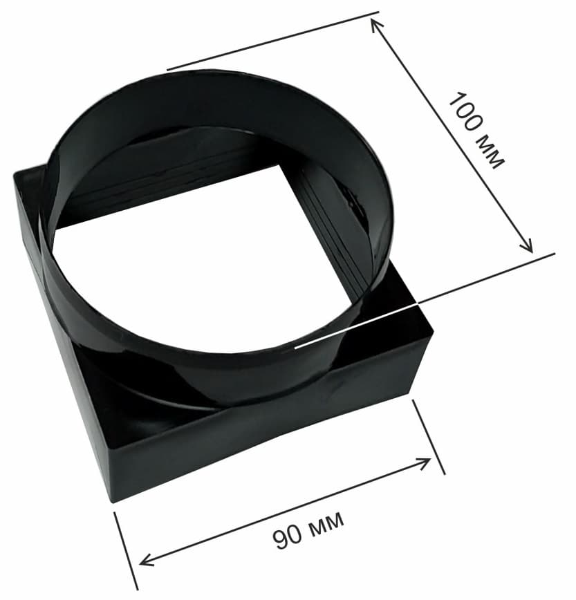 Витяжка з нахилом ELEYUS VERTICAL 470 60 BL