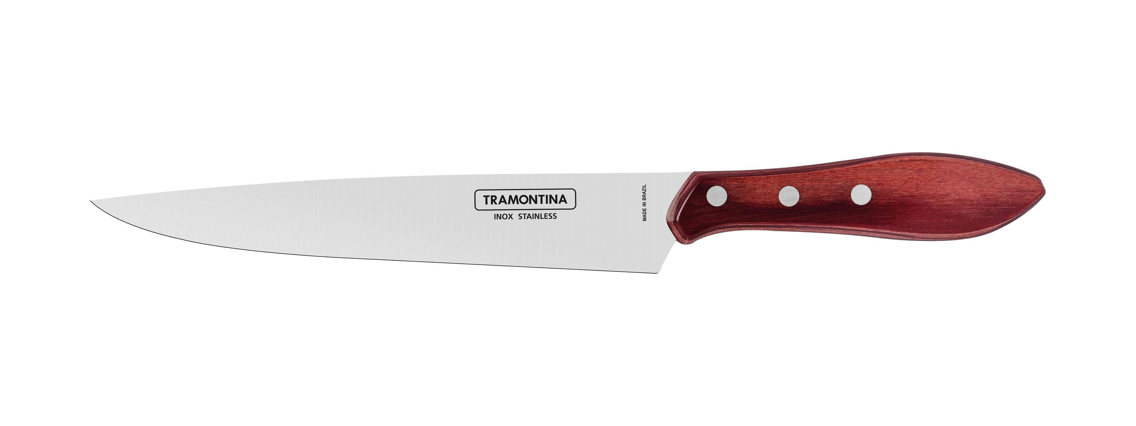 Ніж TRAMONTINA Barbecue POLYWOOD ніж д/м`яса 203мм инд.бл (21190/178)