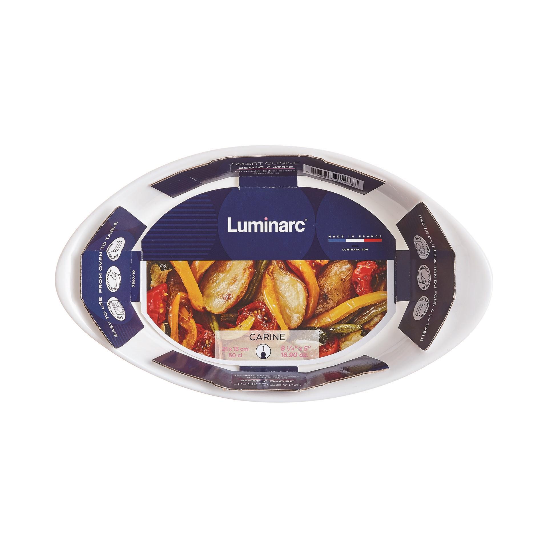Форма с/к LUMINARC SMART CUISINE CARINE д.запік/овал/ 21X13 см (P0887)