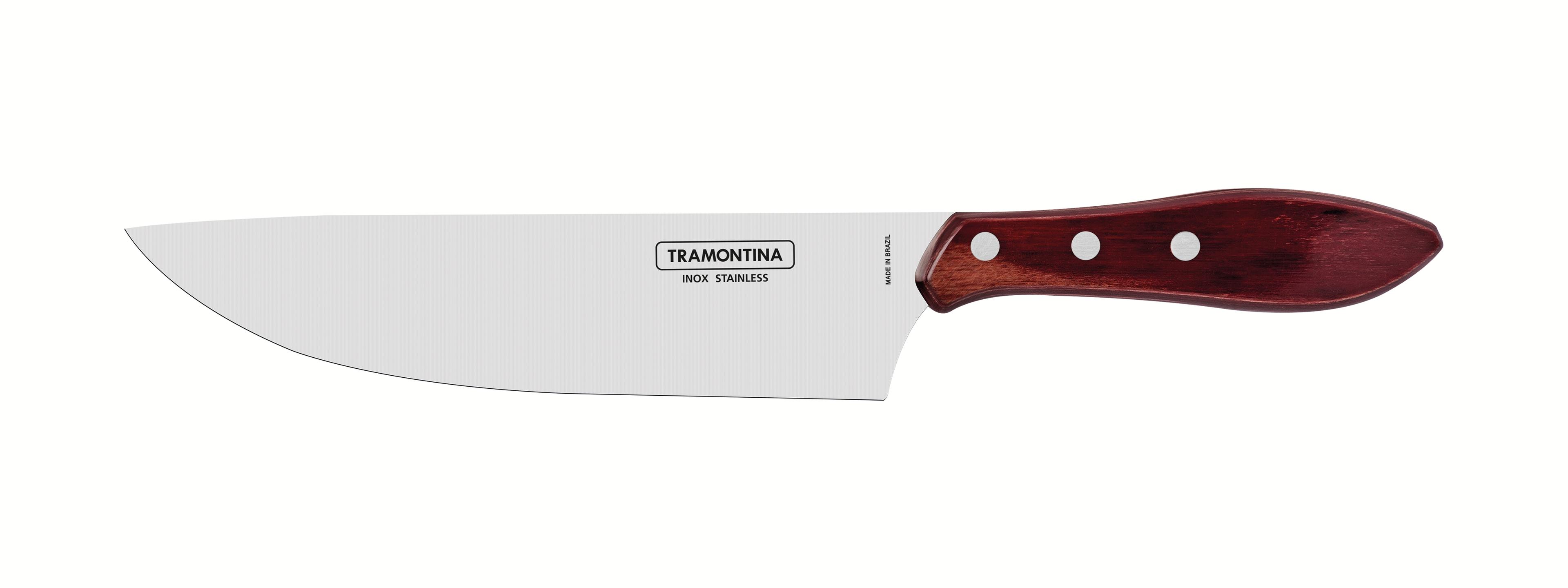 Ніж TRAMONTINA Barbecue POLYWOOD д/м'яса 203мм(сам.шир) (чер.дер) інд.уп (21191/178)