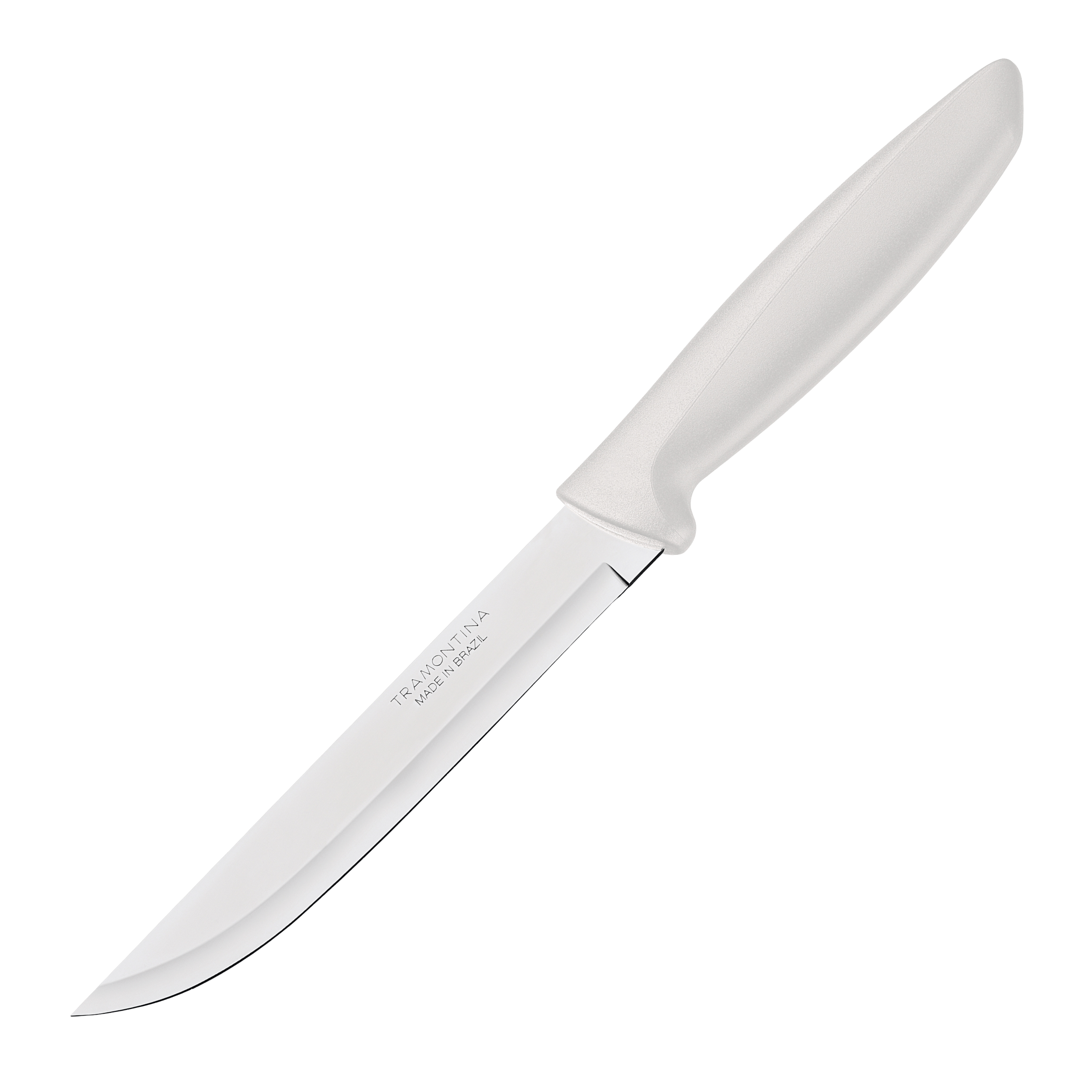 Ніж TRAMONTINA PLENUS light grey д/м'яса 152мм інд. блистер (23423/136)