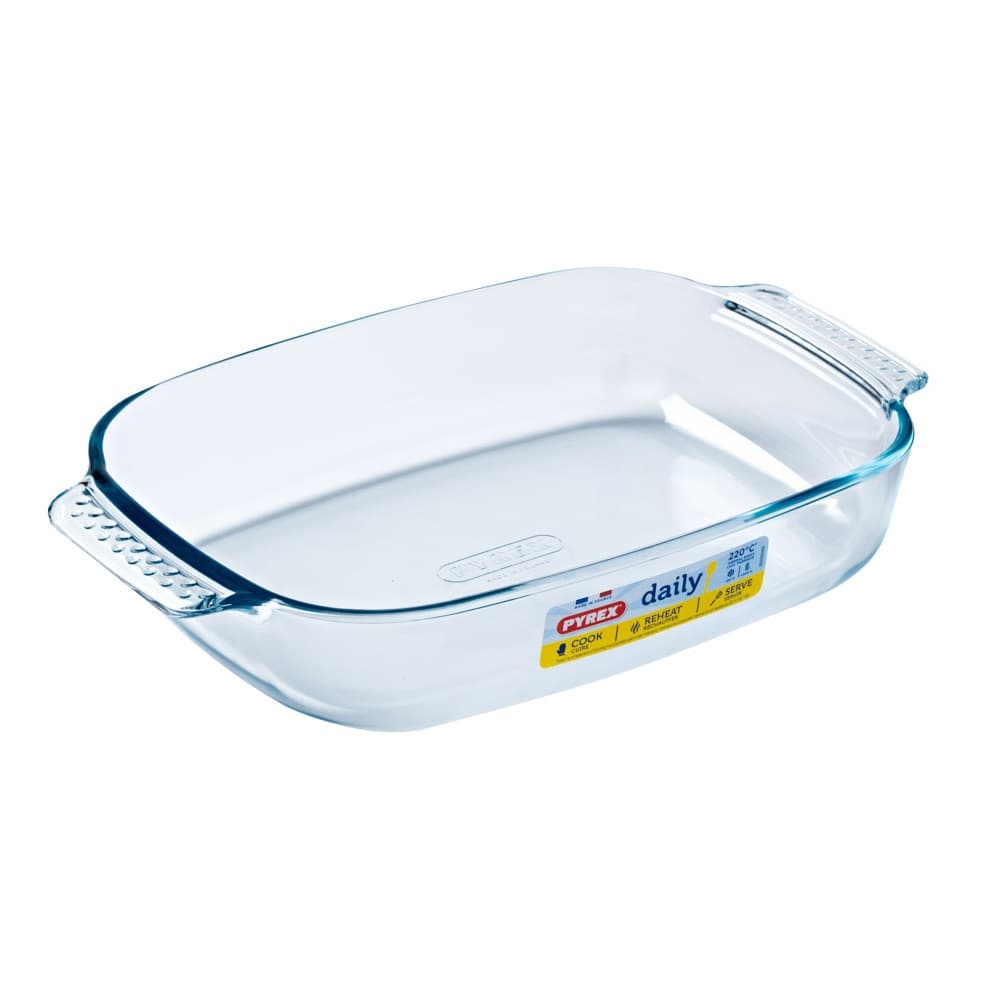 Форма с/к PYREX DAILY склянна прямокут. 31х20х6см (1.8л) (230B400/4046)