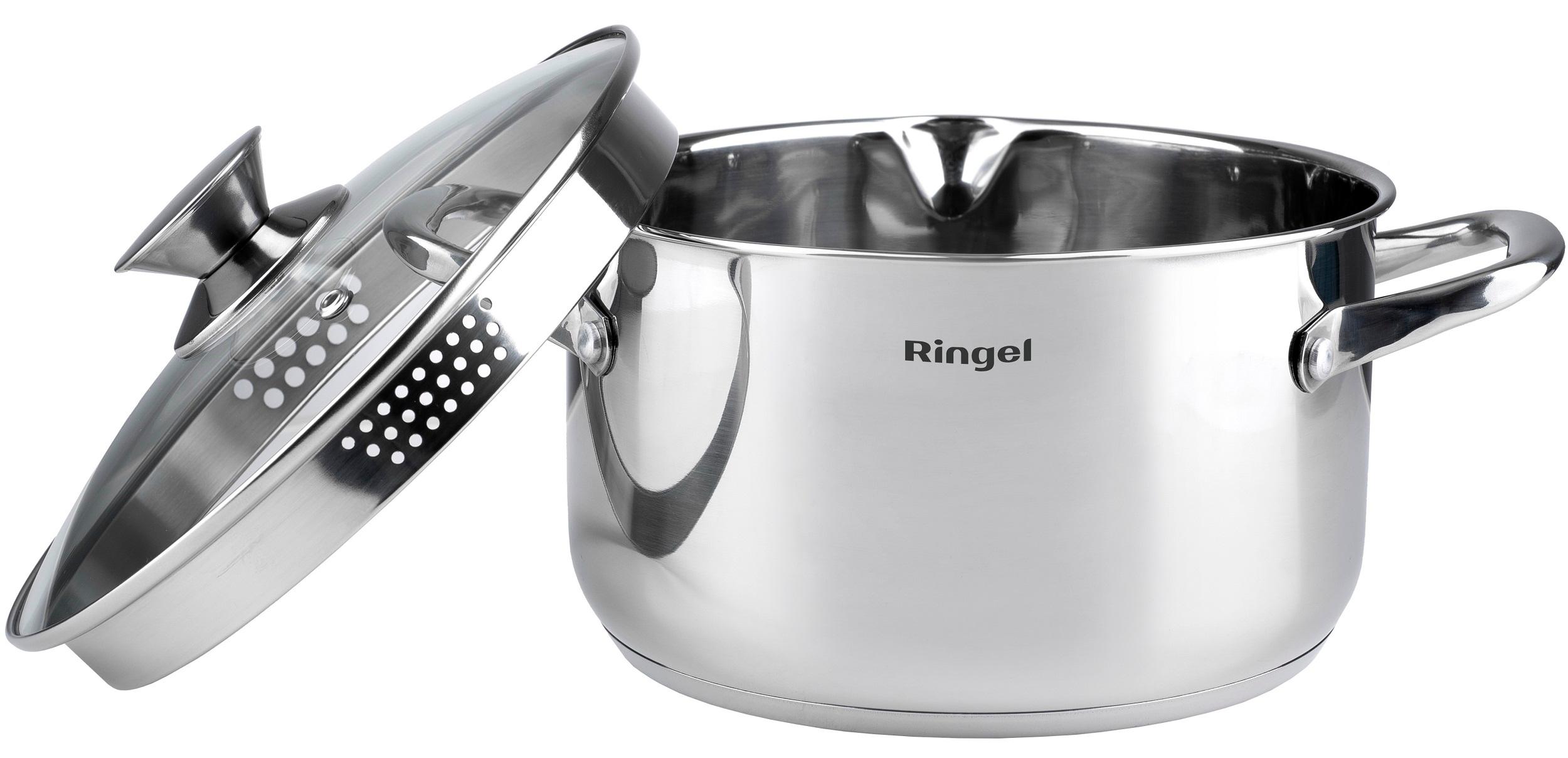 Каструля RINGEL Hanover 22 см (4.5л) з кришкою (RG-2005/1-22)