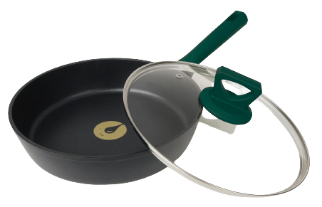 Сковорода RINGEL Herbal глибока 22 см з/кришкою (RG-1101-22/h/L)