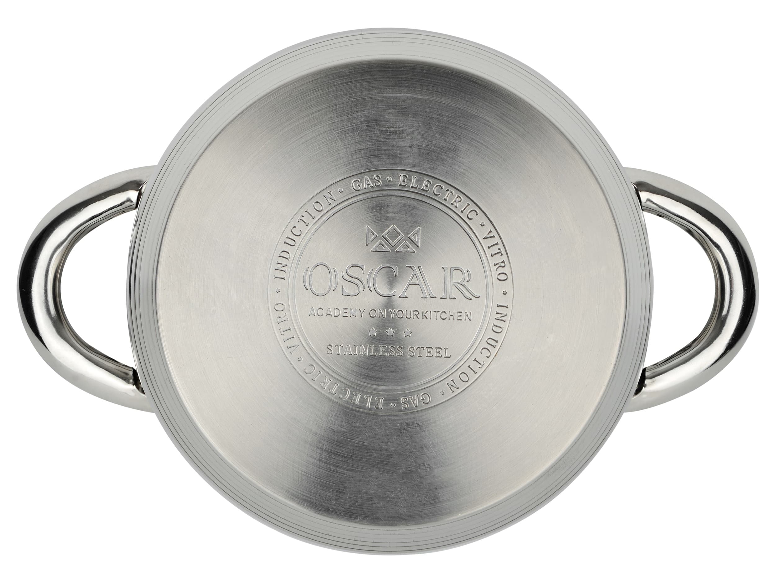 Каструля OSCAR CHEF 20 см (3.6 л) з кришкою (OSR-2000-20/n)