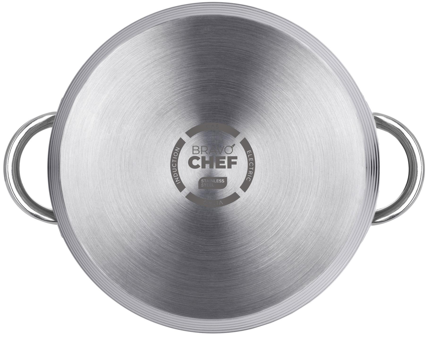 Каструля BRAVO CHEF 18 см (2.6 л) з кришкою (BC-2001-18)