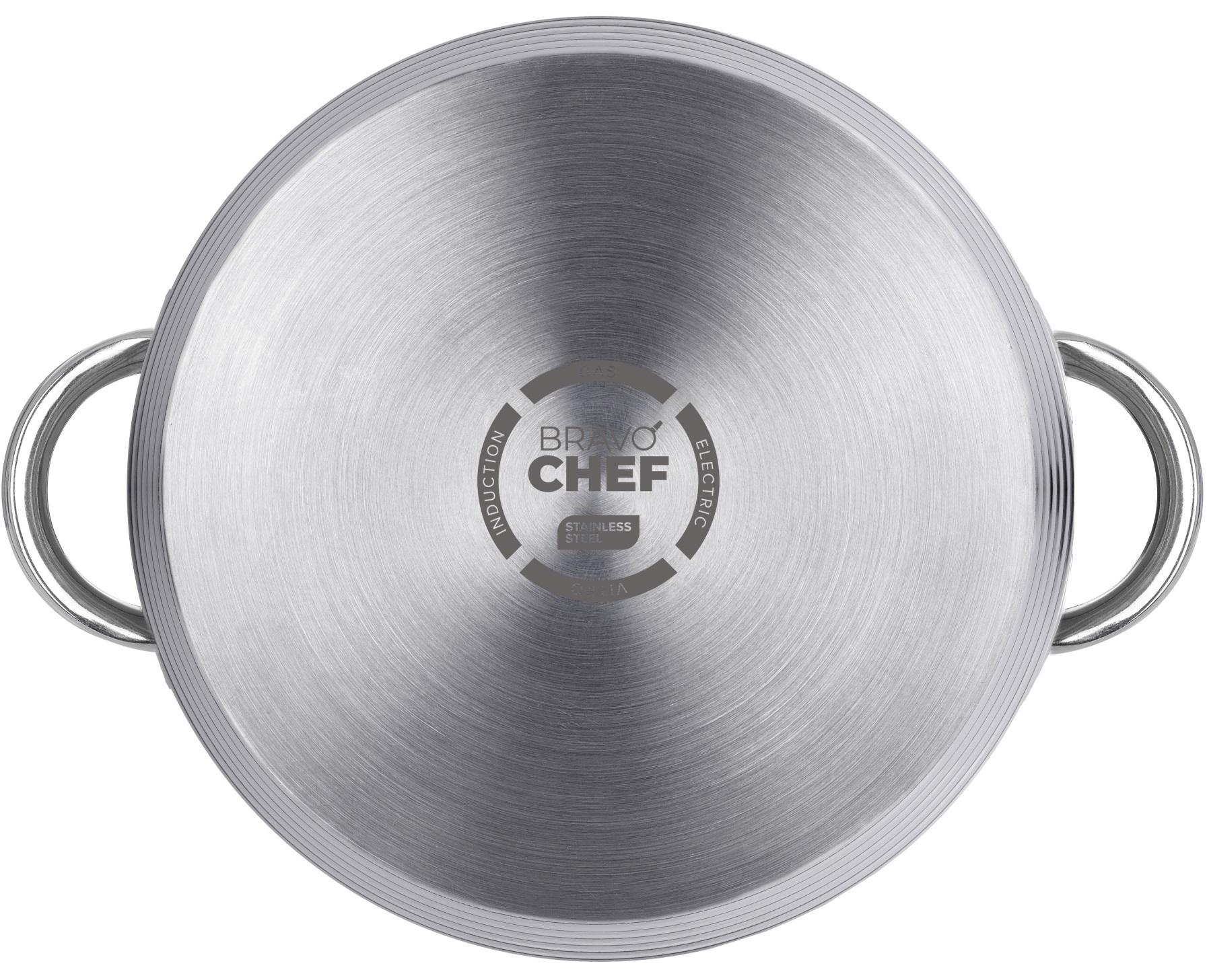 Каструля BRAVO CHEF 20 см (3.6 л) з кришкою (BC-2001-20)
