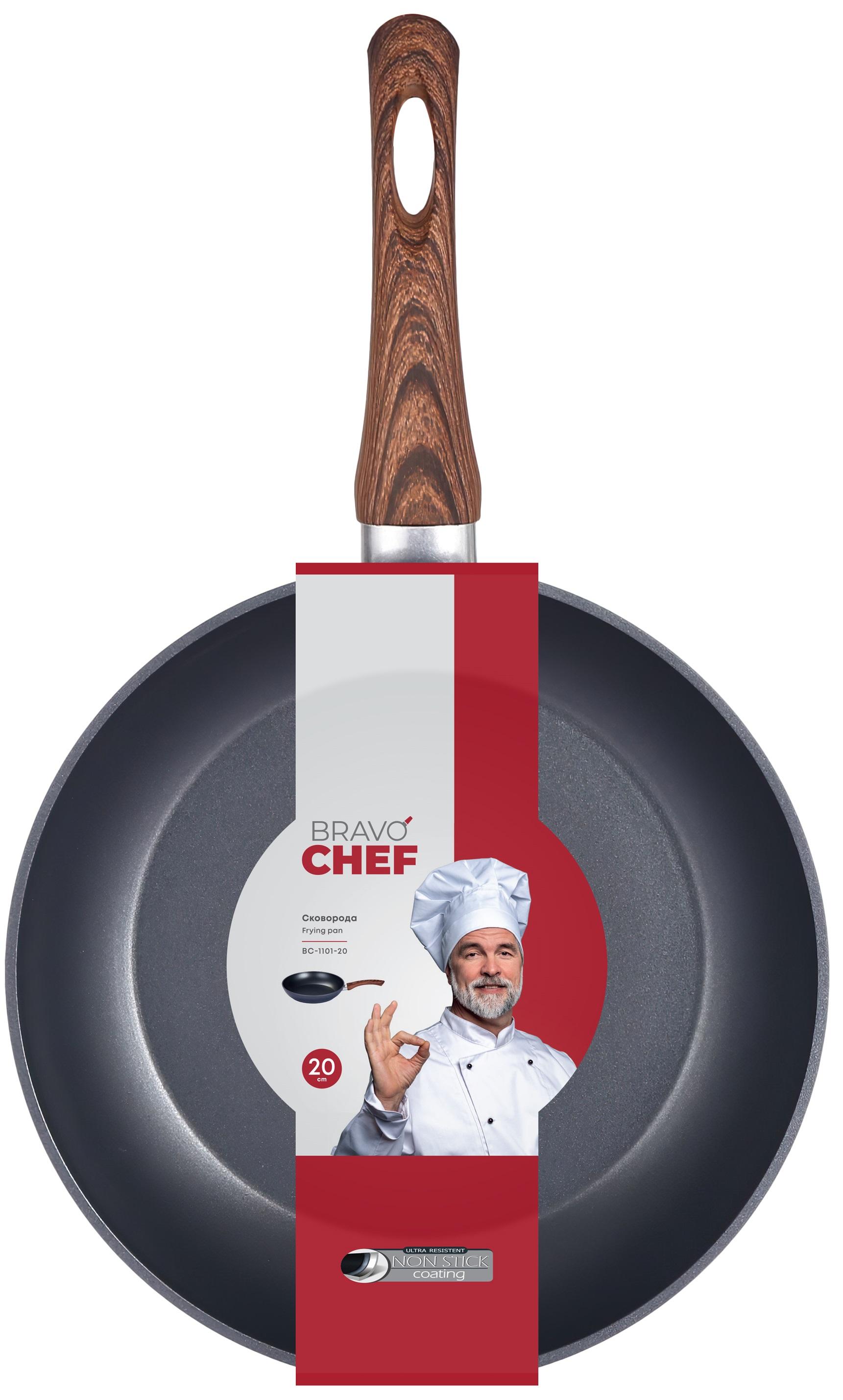 Сковорода BRAVO CHEF класична 20 см (BC-1101-20)