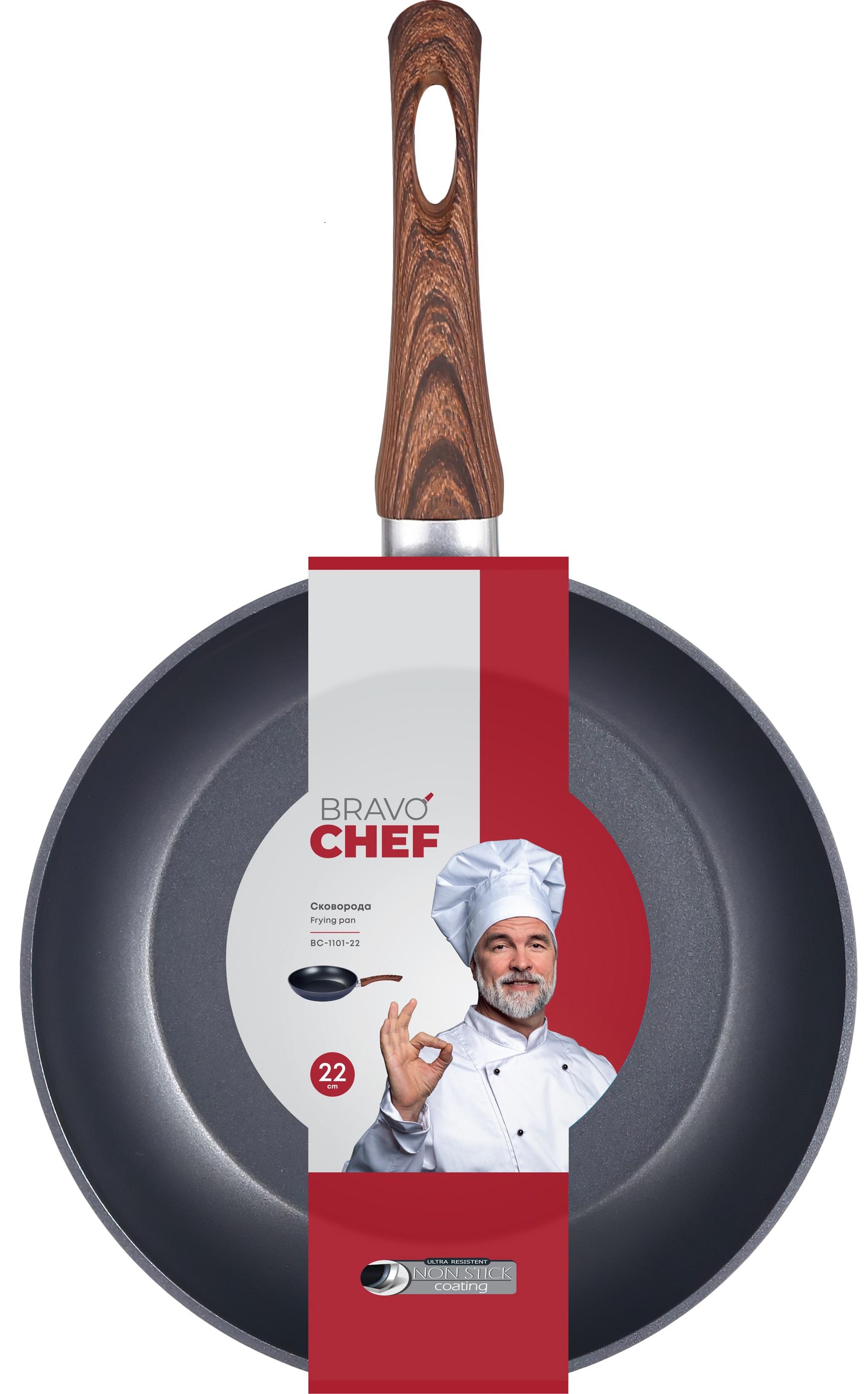 Сковорода BRAVO CHEF класична 22 см (BC-1101-22)