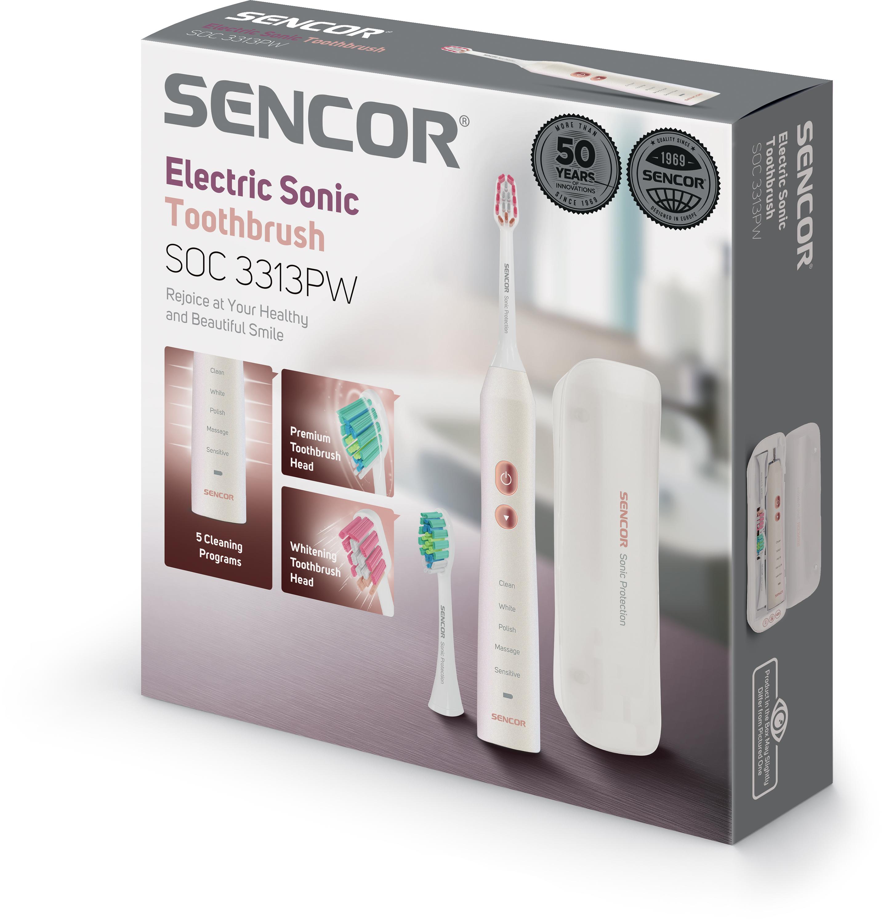 Зубна електрощітка SENCOR SOC 3313PW