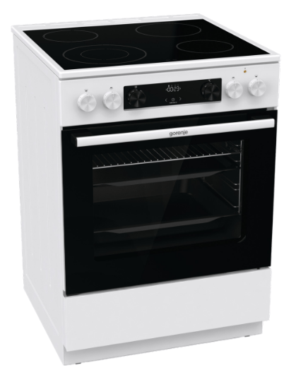 Плита склокераміка GORENJE GECS 6C70 WC (FR6A4D-CEDA2)