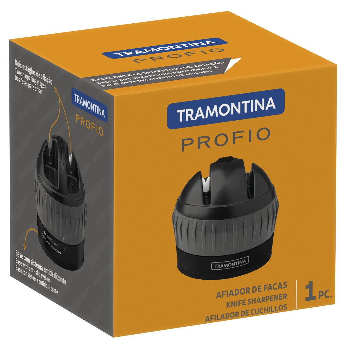 Аксесуари д/ножів TRAMONTINA PROFIO точило для ножів з системою протиковзання (24038/000)