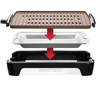 Гриль RUSSELL HOBBS George Foreman 25850-56 Smokeless BBQ Grill