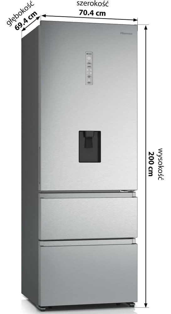 Холодильник HISENSE RT641N4WIE1 (BCD-456WYR)