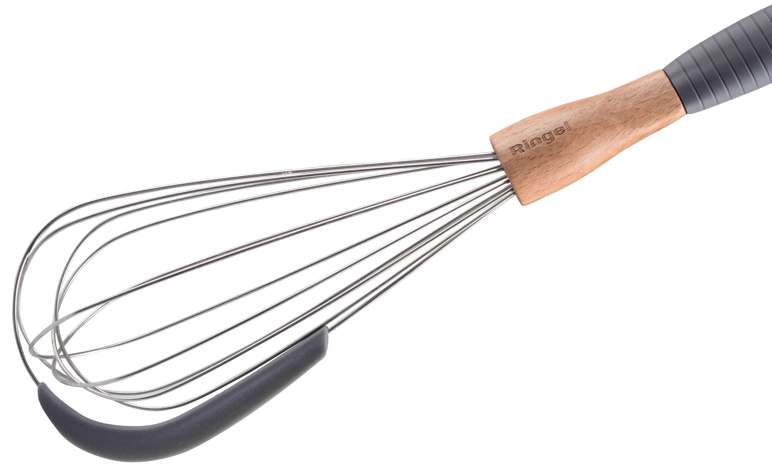 Кух.прилад RINGEL Grey line Вінчик силікон/дерево  32 см (RG-5128/5)