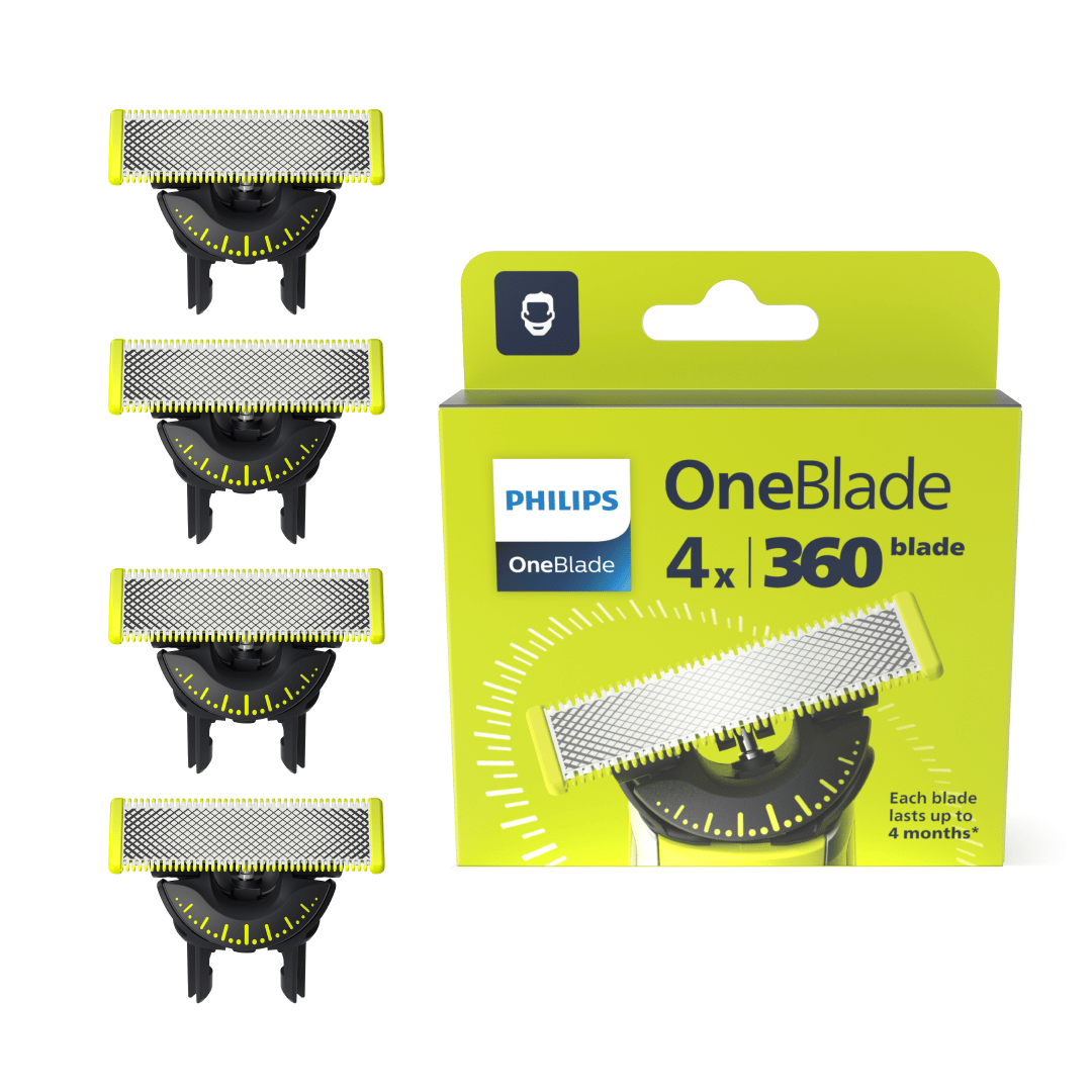 Тример PHILIPS QP440/50 OneBlade Плаваюче лезо, 4 шт