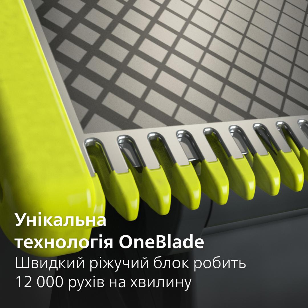 Тример PHILIPS QP440/50 OneBlade Плаваюче лезо, 4 шт