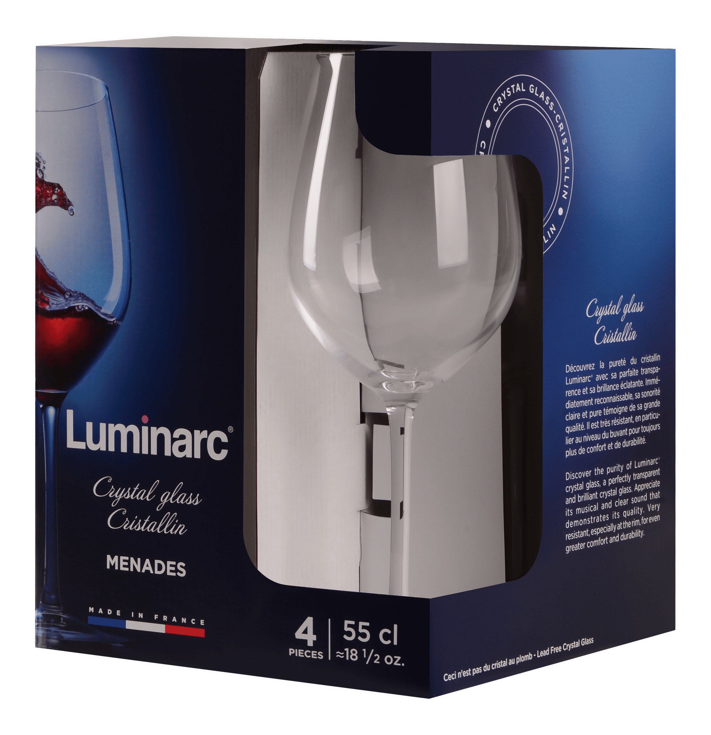 Келих LUMINARC MENADES /НАБІР/4х550 мл (V5958)