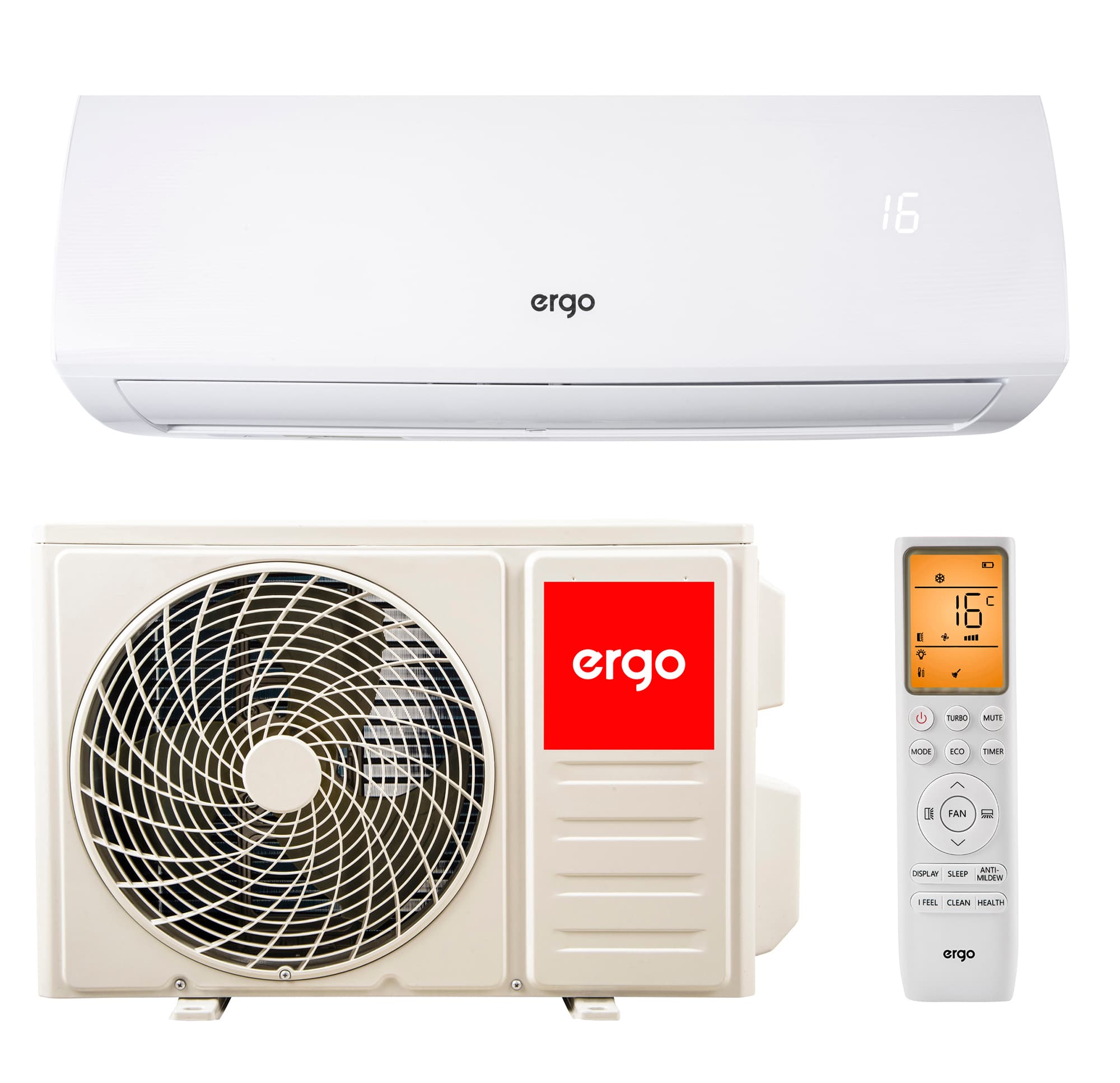 Кондиціонер ERGO ACI 1223 SWН W