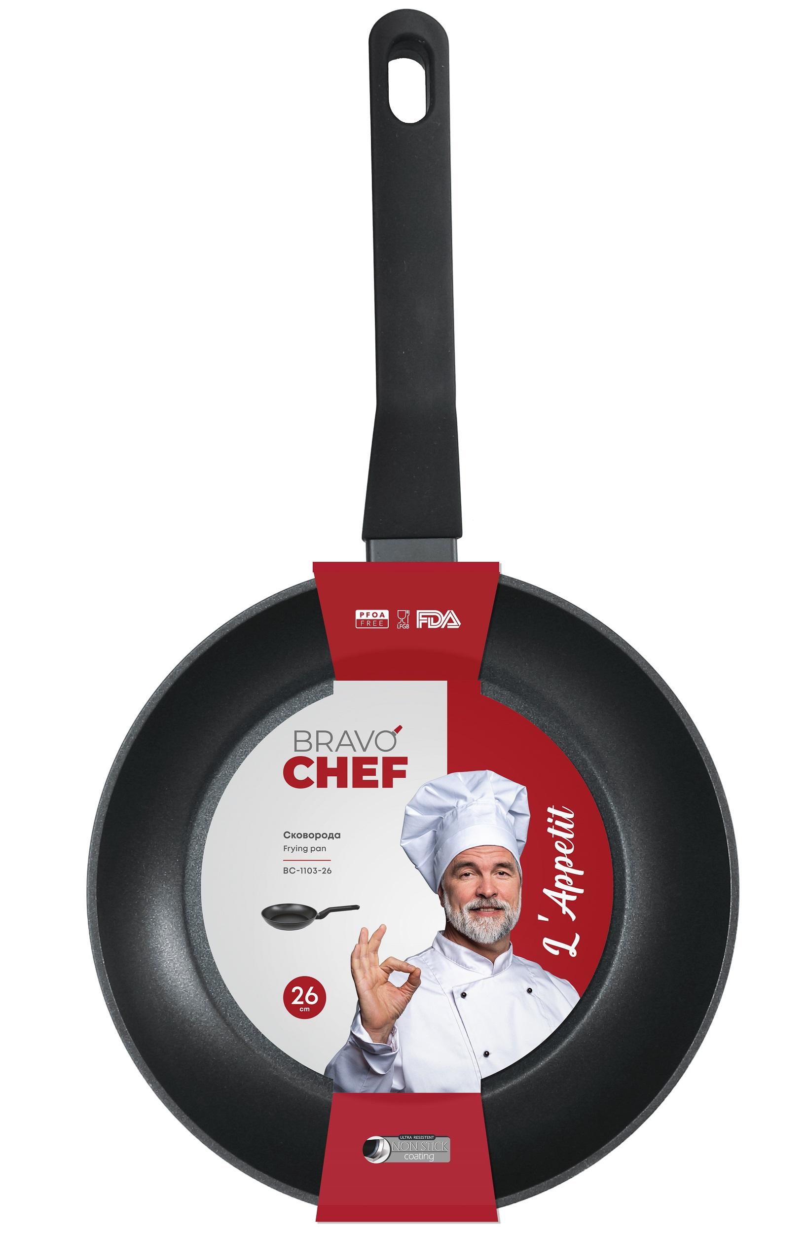 Сковорода BRAVO CHEF L"Appetit 26 см (BC-1103-26)