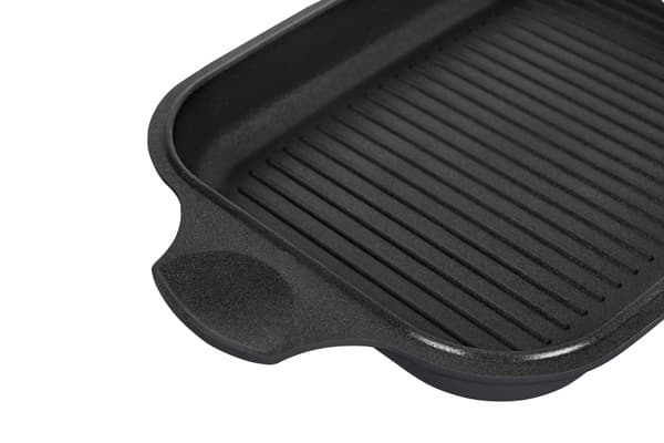 Гусятница RINGEL Zitrone Black Ростер 34x24x13.5 см (6+3 л) з кришкою (RG-2108-34 BL-R)