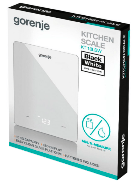 Ваги кухонні GORENJE KT 10 LBW