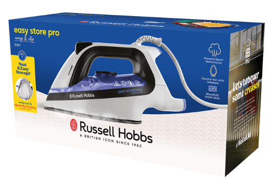 Праска RUSSELL HOBBS Easy Store Pro 26730-56, біло-синій