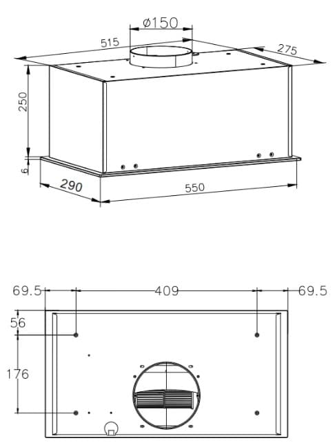 Витяжка HANSA OMP6553BGH