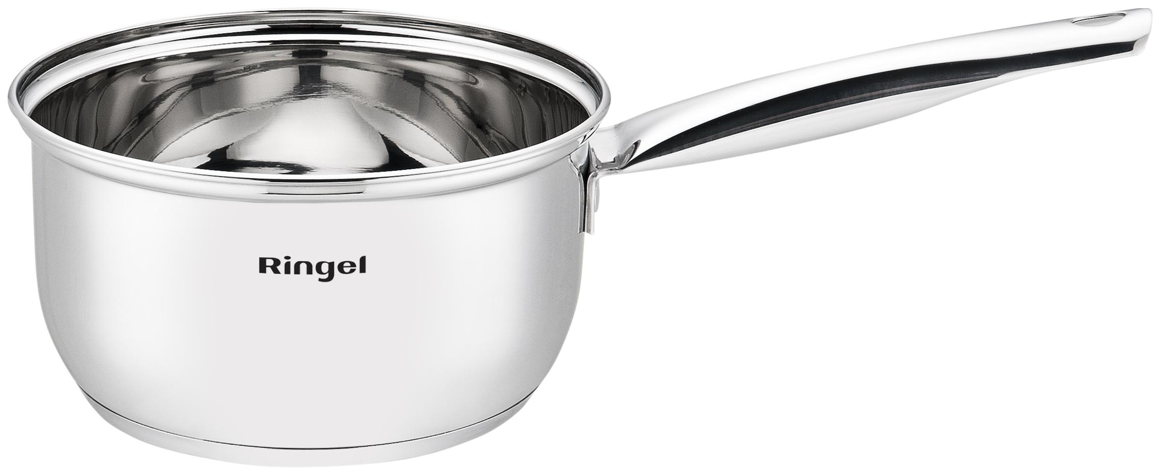 Ківш RINGEL Grey line 16 см (1.6л) з кришкою нерж (RG-4019-16)